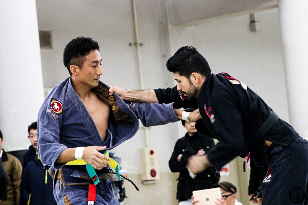 ブラジリアン柔術の練習風景